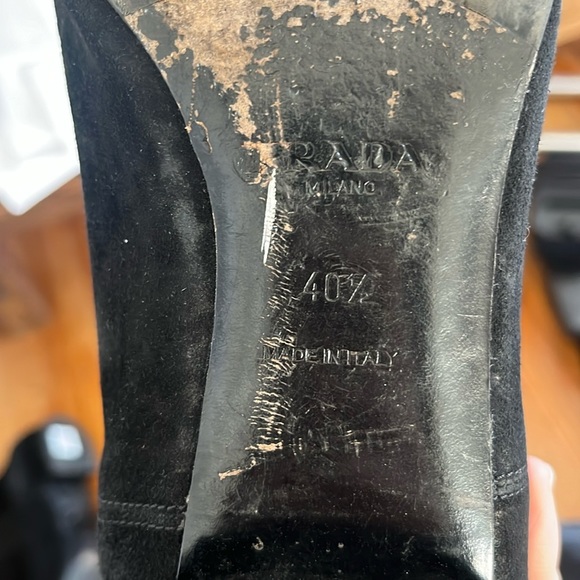 Prada Suede Ankle Booties - Picture 4 of 4